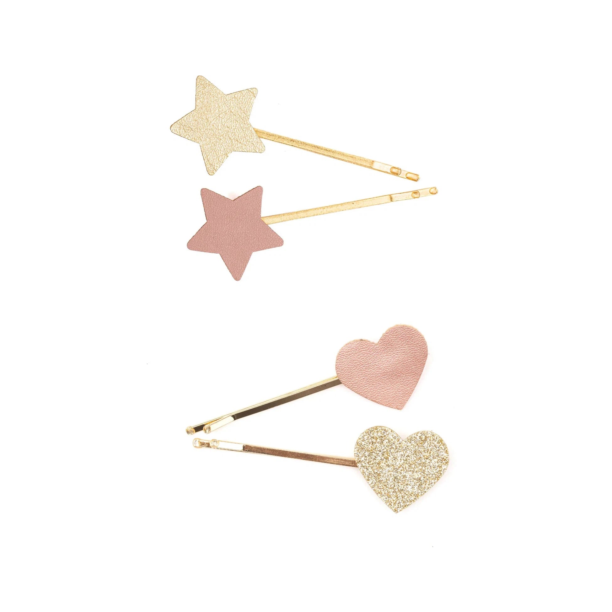 boutique matte star bobby hairclips