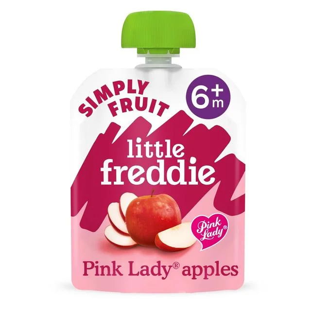 Little Freddie Pink Lady Apples Organic Pouch 6 mths+   70g