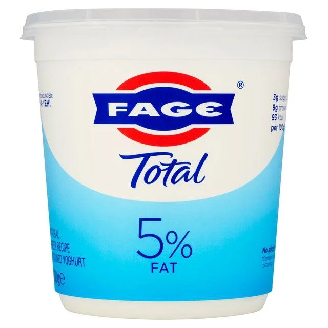 Fage Total 5% Fat Natural Greek Recipe Strained Yoghurt   950g