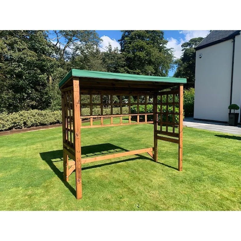 Scandinavian Redwood Garden BBQ Shelter by Charles Taylor Green