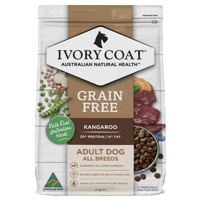 - Natural ingredient dog foodIvory Coat Lamb & Kangaroo Grain Free Dry Dog Food