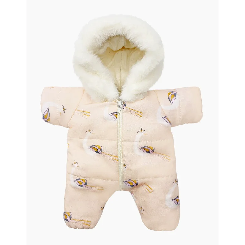 Minikane babies pilot suit in pink peacock