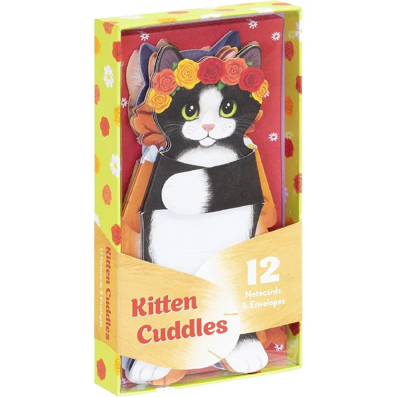 kitten cuddles notecards