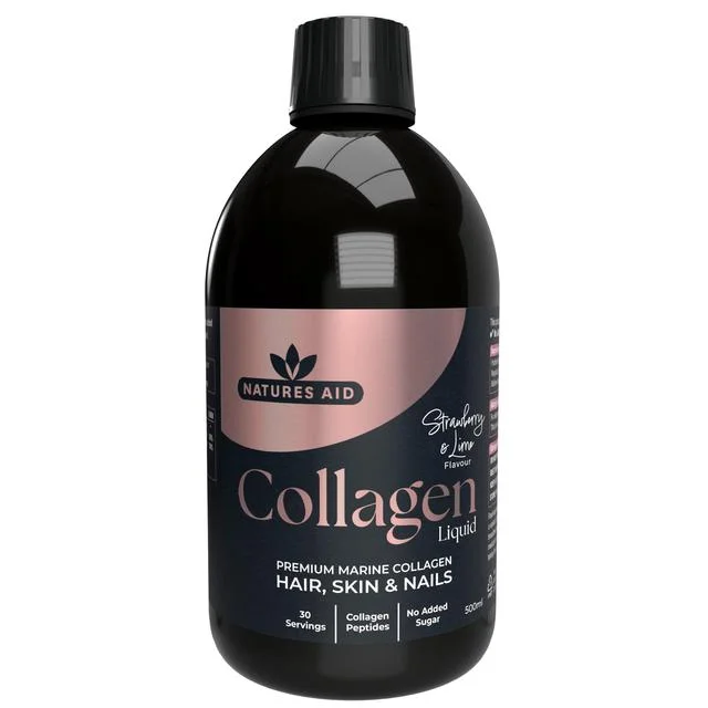 Natures Aid Collagen Liquid Strawberry & Lime   500ml