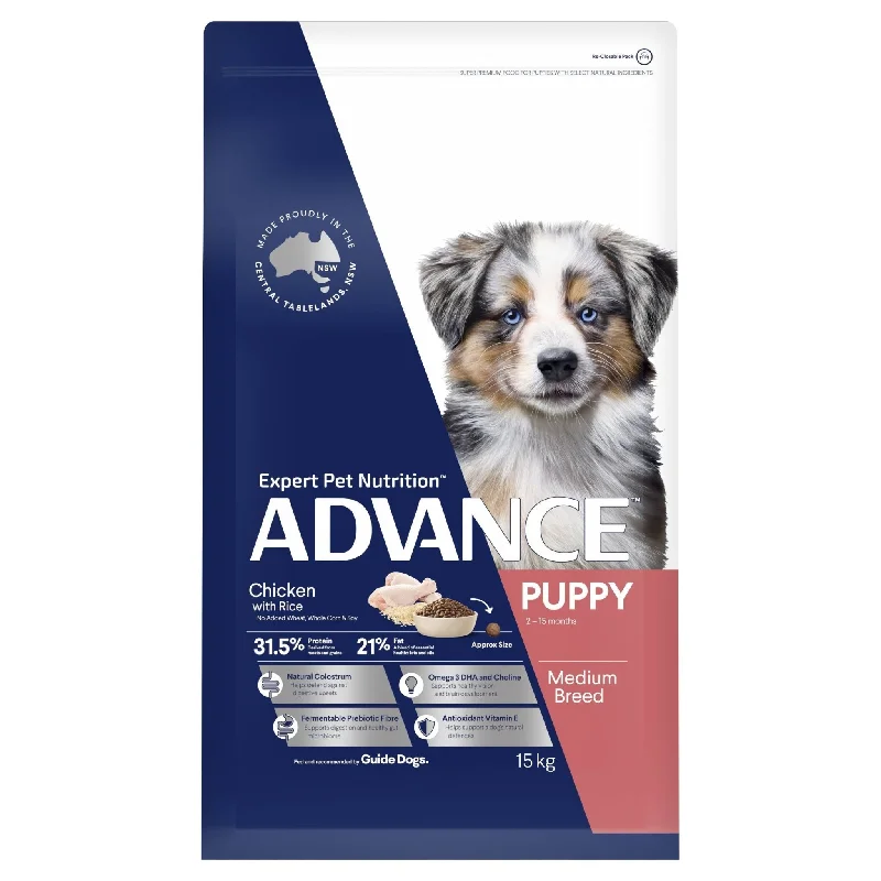 - Dog food discountsADVANCE Medium Puppy Dry Dog Food Chicken with Rice