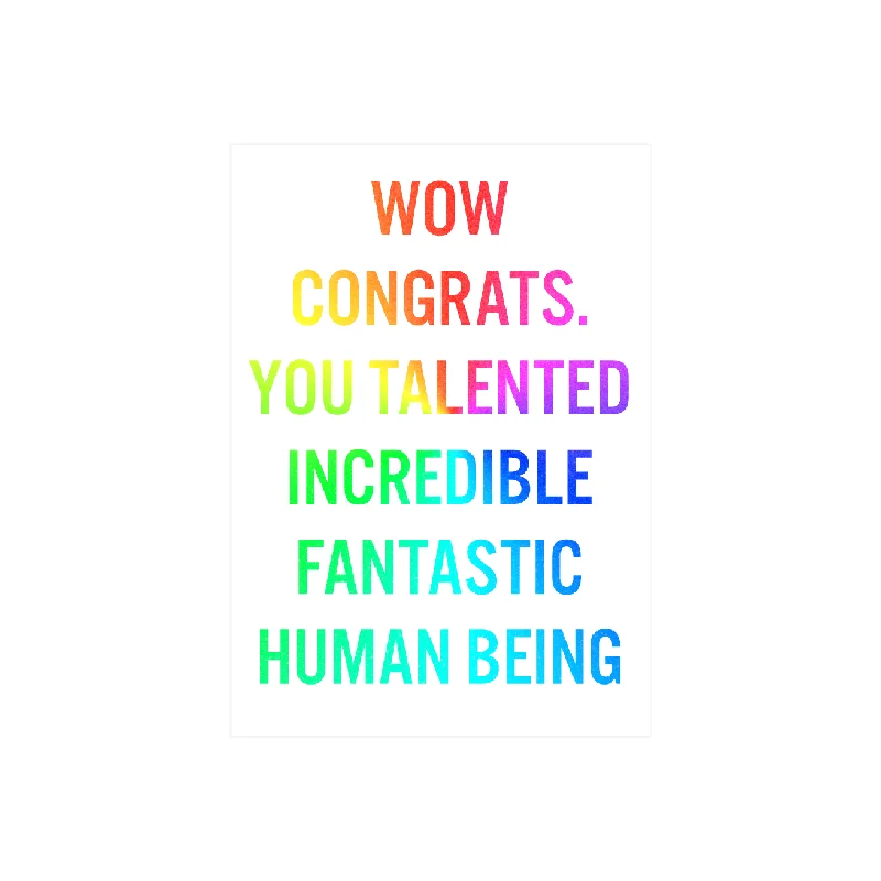 Iko Iko Words Card Fantastic Human