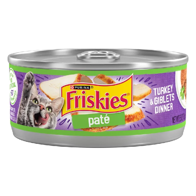    - Cat food for immune system support  Friskies Turkey & Giblets Pate Wet Cat Food