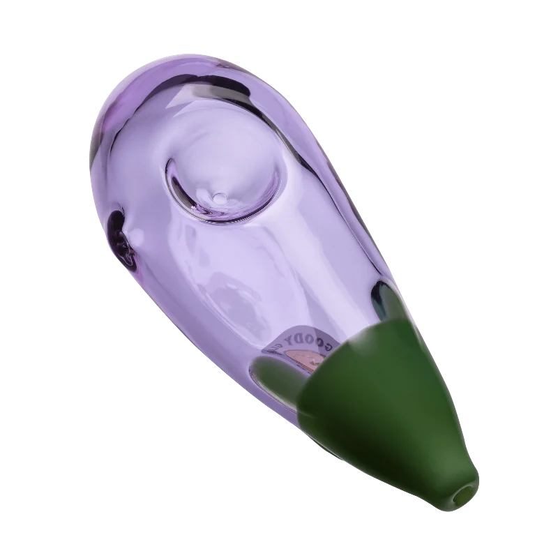 Goody Glass - Eggplant Hand Pipe