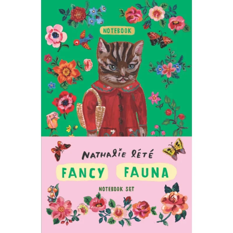 fancy fauna notebook set