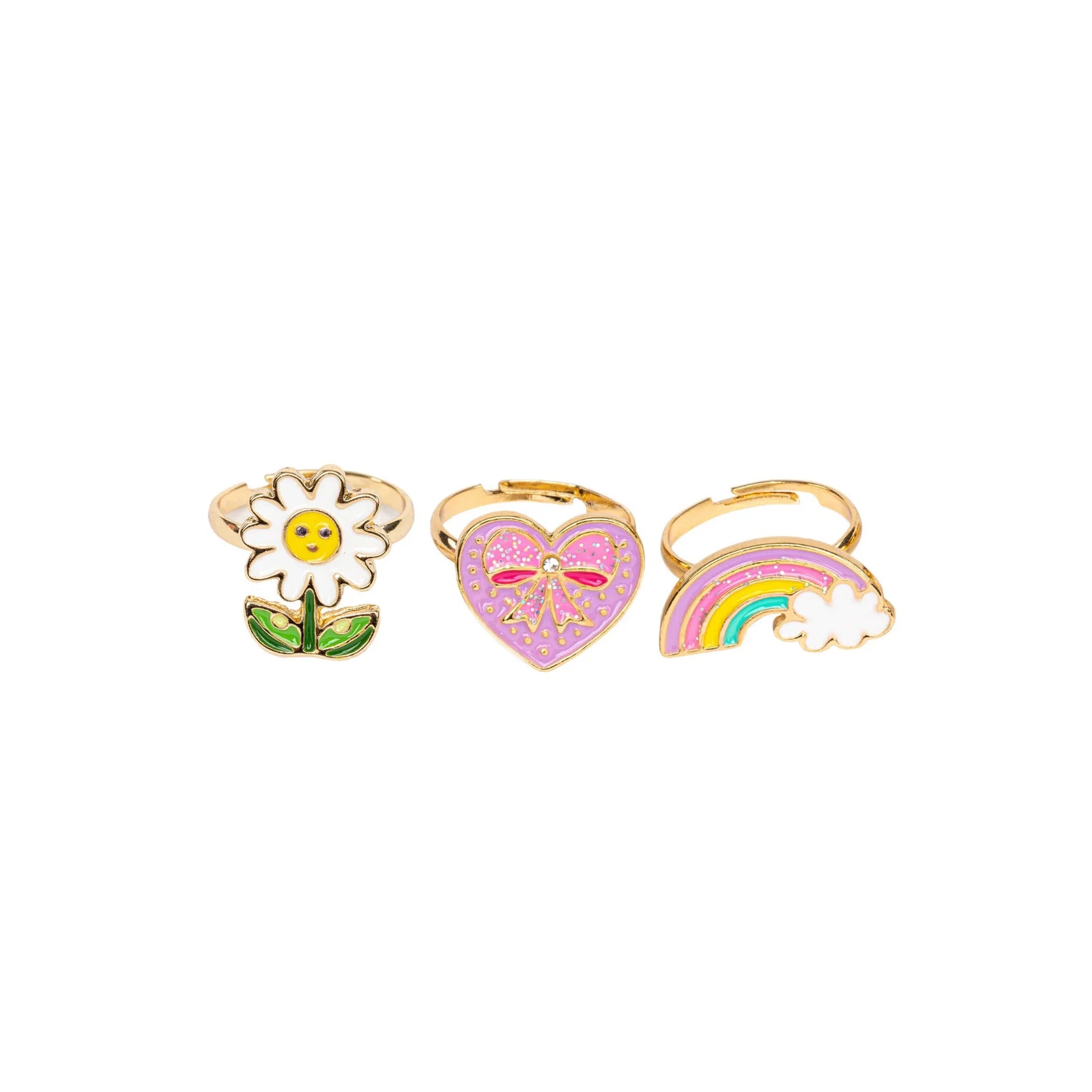 Spring ring flower set