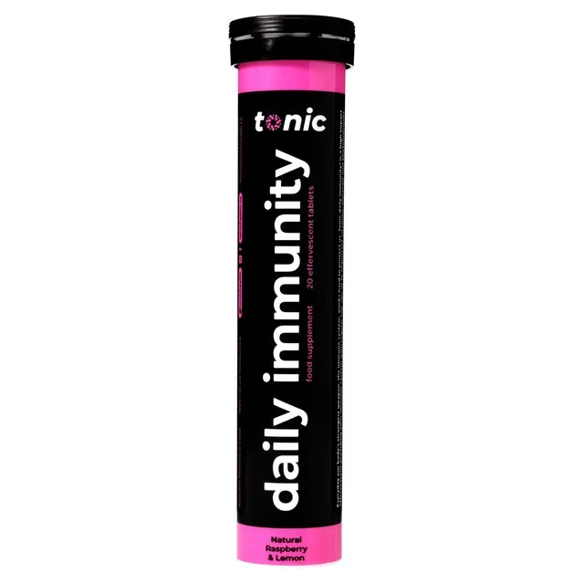 Tonic Health Daily Immunity Raspberry Effervescent tablets   20 per pack