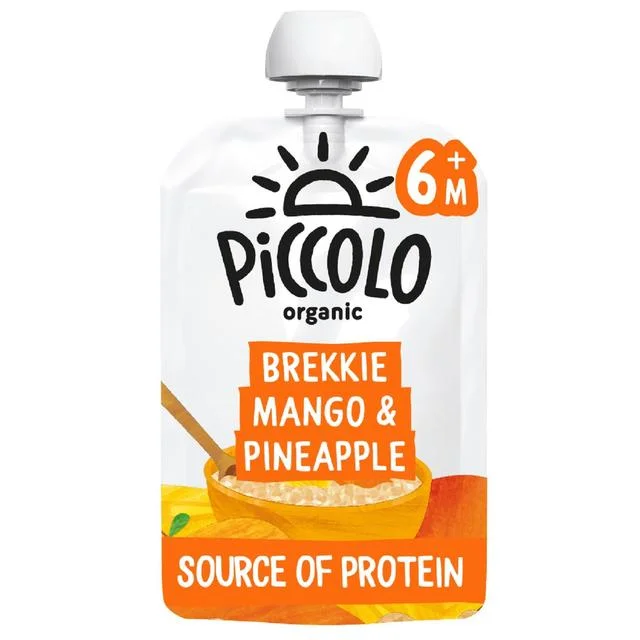 Piccolo Organic Brekkie Mango & Pineapple Stage 1   100g