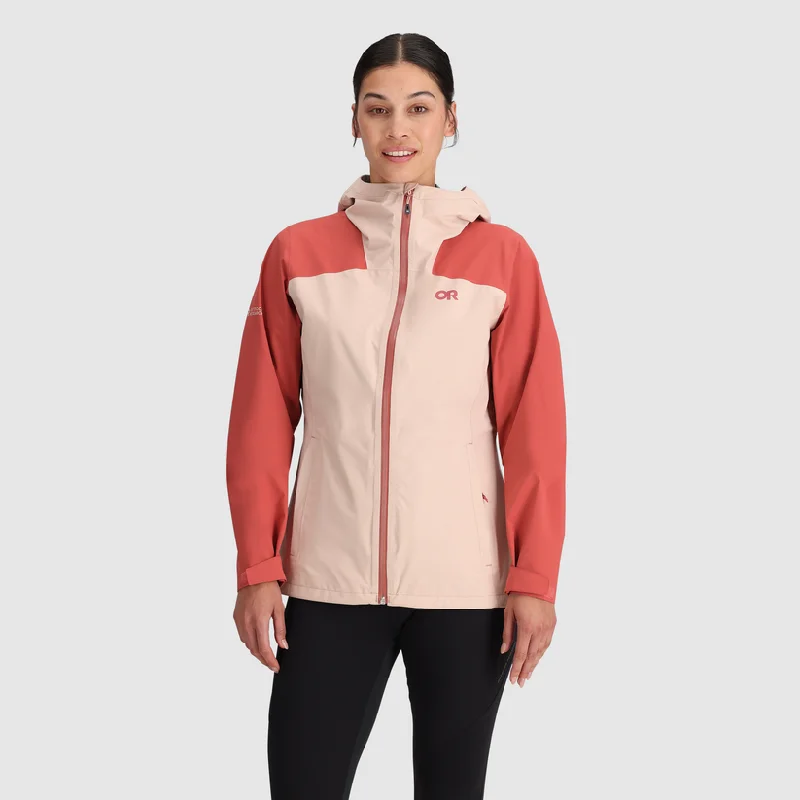 Women's Stratoburst Stretch Rain Jacket - Sienna Moondust