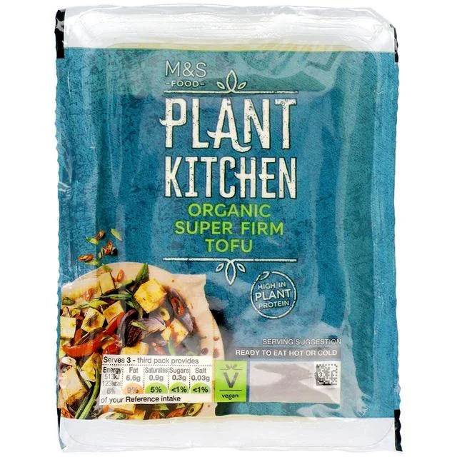 M&S Plant Kitchen Organic Super Firm Tofu   300g