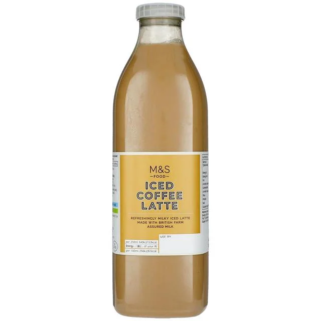 M&S Iced Coffee Latte   1L