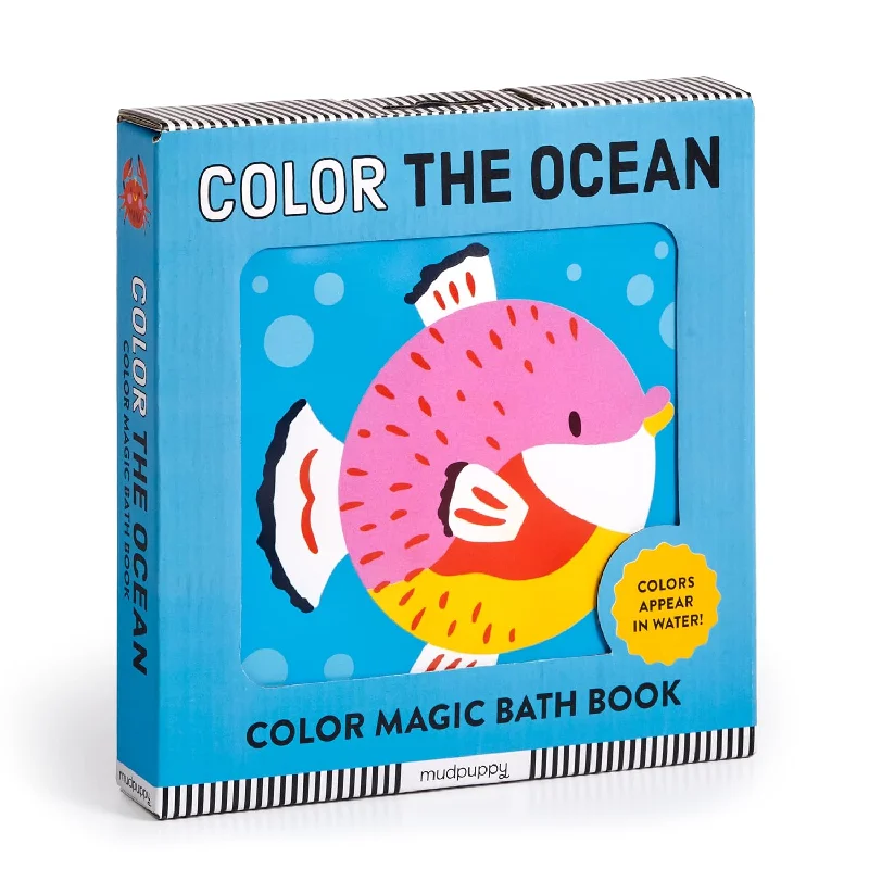 colour the ocean colour magic bath book