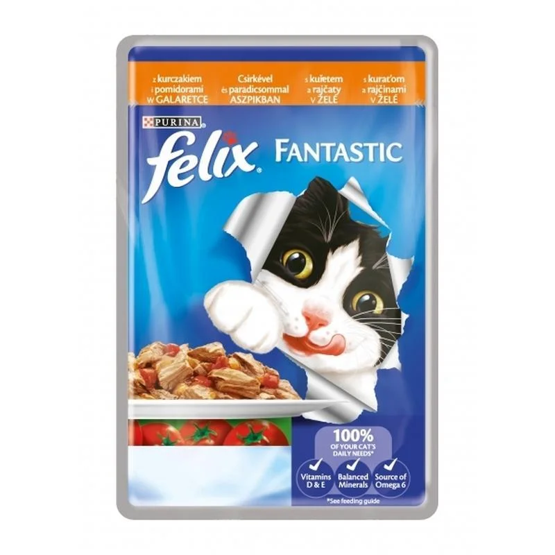 Pet accessoriesFelix Fantastic Chicken and Tomato - Pouch 100g