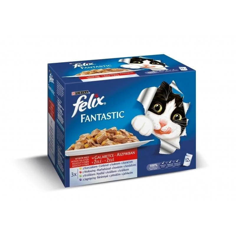 1. **Cat scratching board corrugated paper**Felix Fantastic Multipack Meaty - Pouch 12x100g