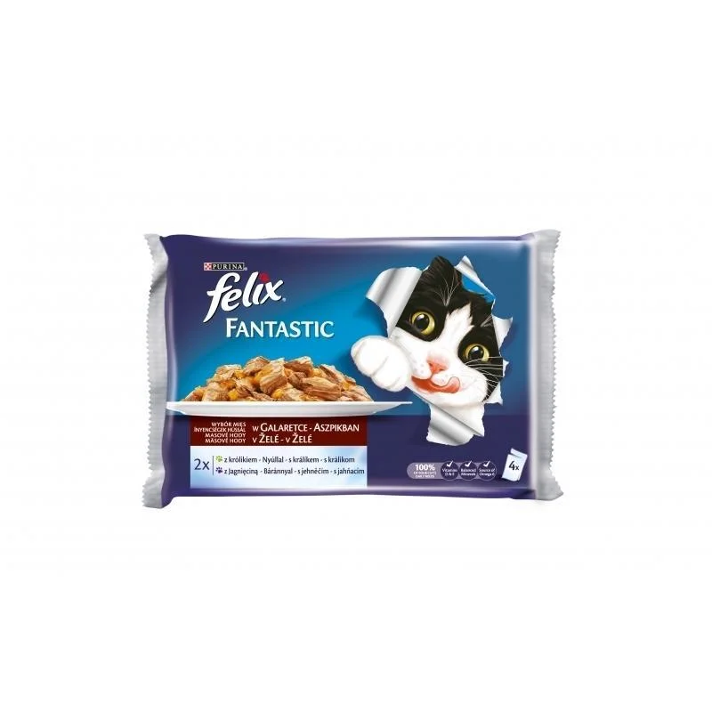 ### Cat accessoriesFelix Fantastic Multipack Rabbit and Lamb - Pouch 4x100g